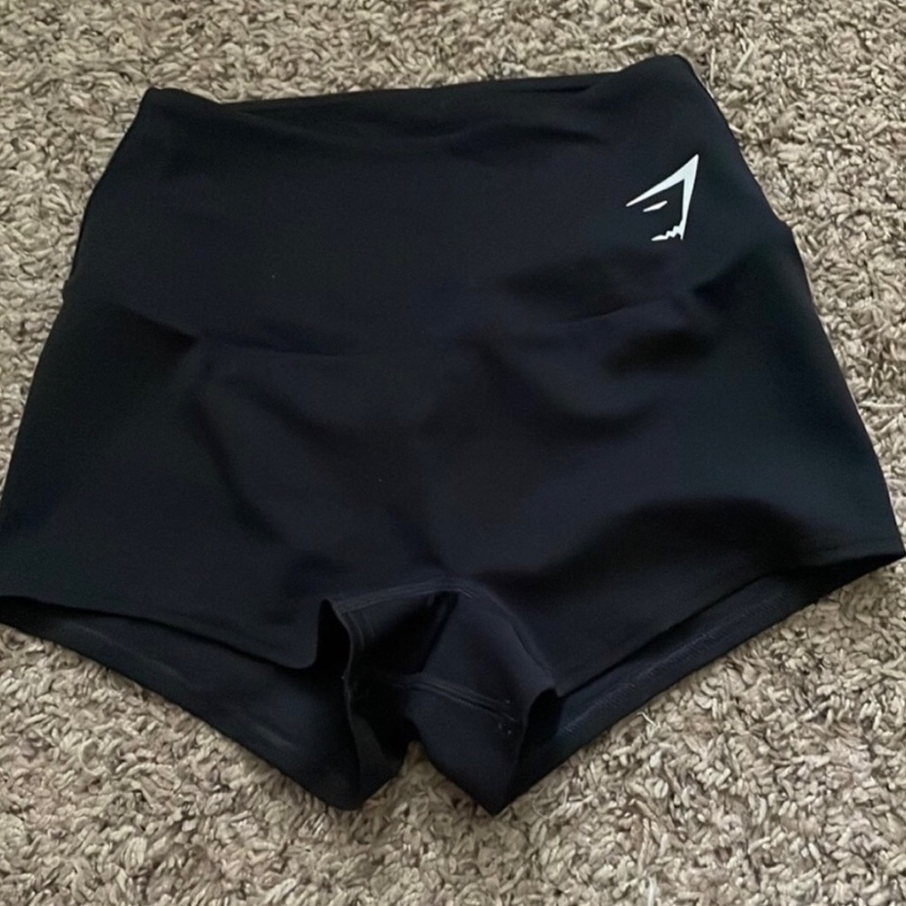 Xs Black Gymshark training shorts